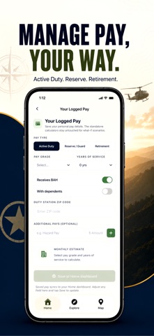 Military Benefits Pro iPhone screenshot