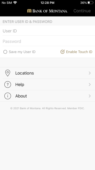 Bank of Montana Mobile Screenshot