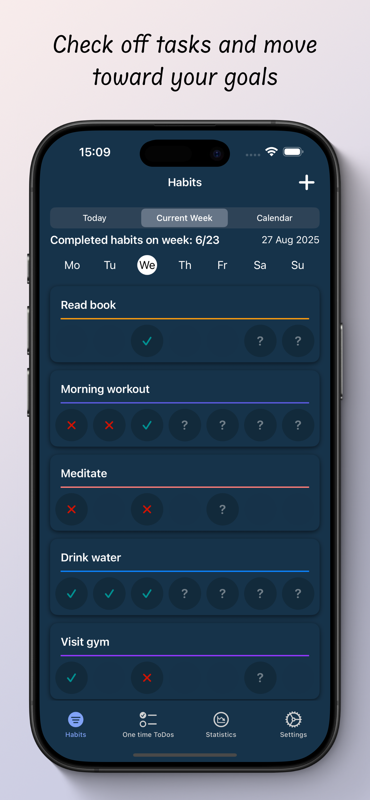 Habit tracker: HabitsFlow