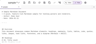 Marky Mark Markdown Editor screenshot