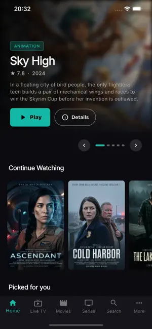 IP Digi - IPTV & Media Player iPhone screenshot 2