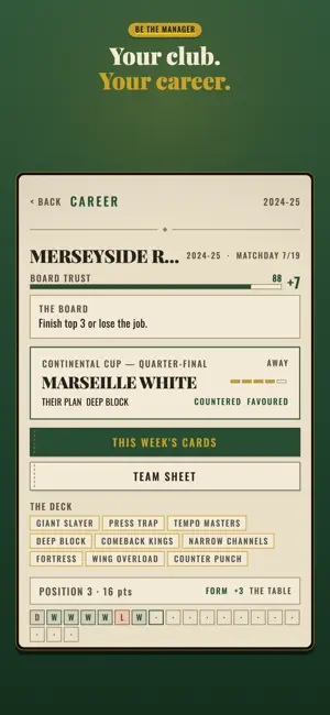 Road to Treble: Football Draft screenshot 1