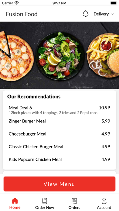 Fusion Food. Screenshot