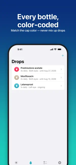 DropMinder: Eye Drop Reminder screenshot 2