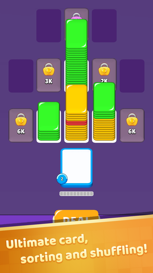 #1. Shuffle Kings - Card Sort Game (iOS) 由: Ocean Studios, Inc.