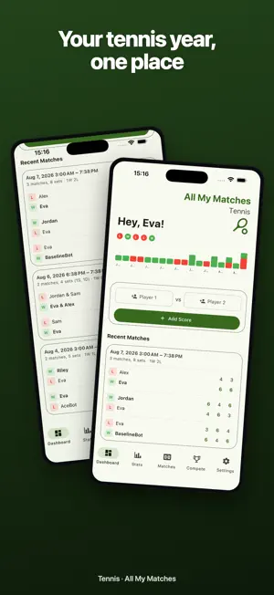 Tennis - All My Matches screenshot 1