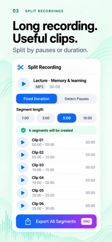 MemoMerge: Voice Memo Editor Screenshot 3 of 8