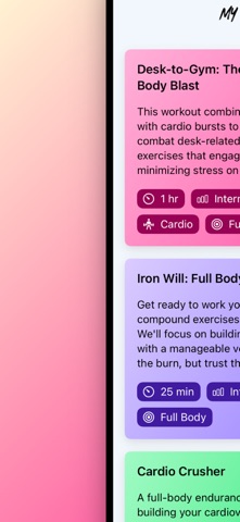 Workout AI: Smart Trainings screenshot