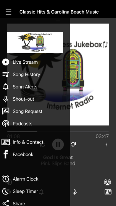 Timeless Jukebox Radio Screenshot