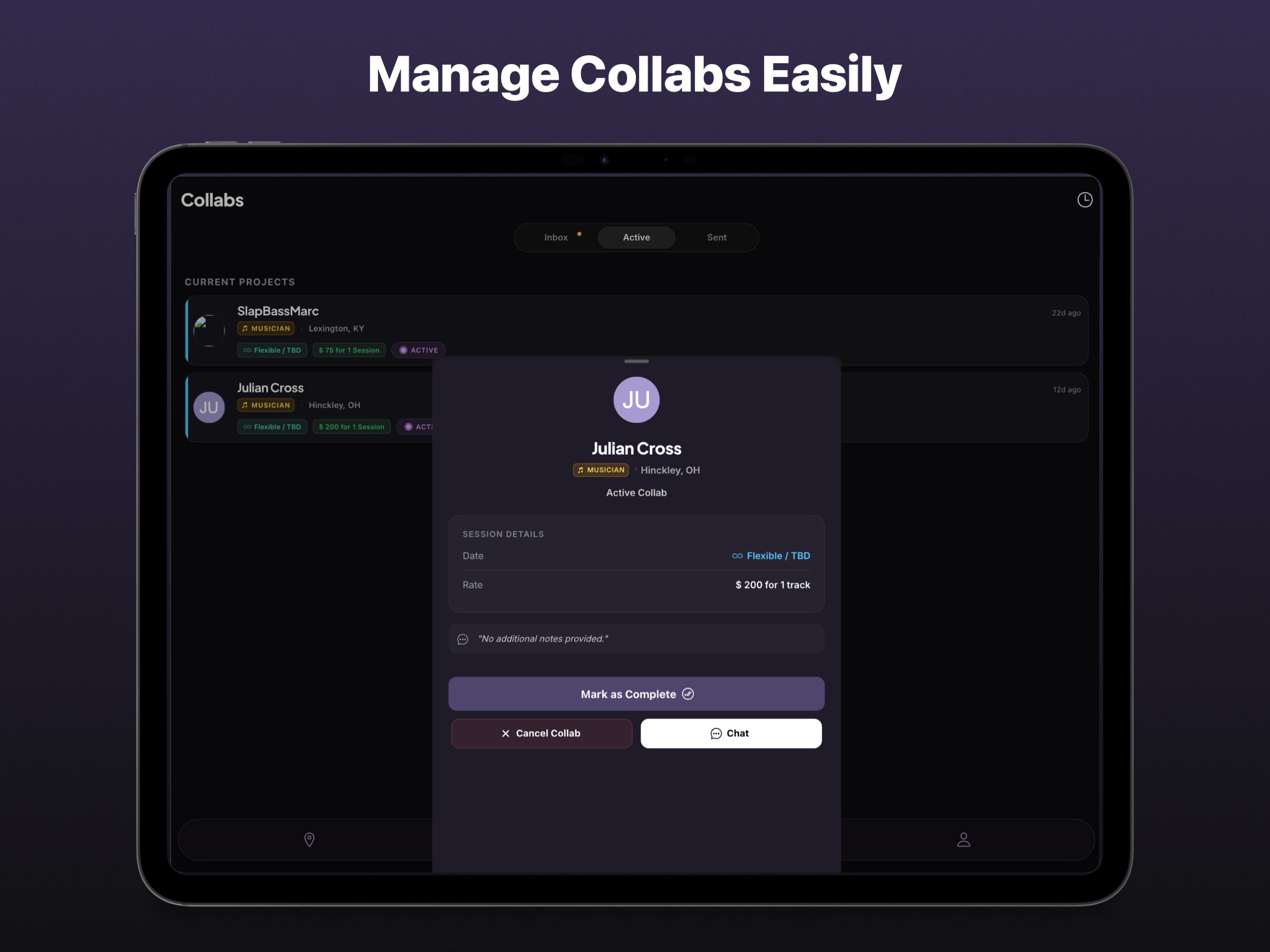 KollabMe: Music Collaboration screenshot 11