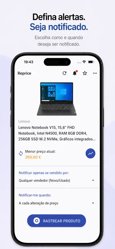 Rastreador de Preços · Reprice screenshot 2 of 5