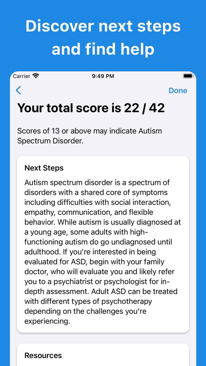 Autism Test (Adult)