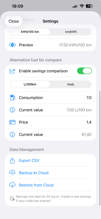 EVTracker App Screenshot 3 of 9