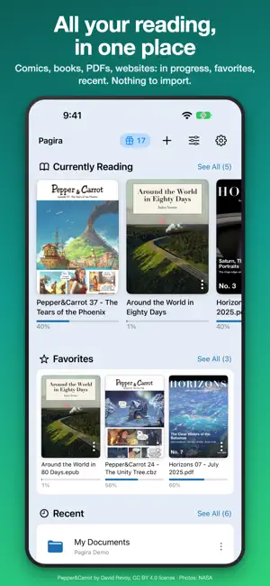 Pagira - HTML & Comic Reader screenshot 4