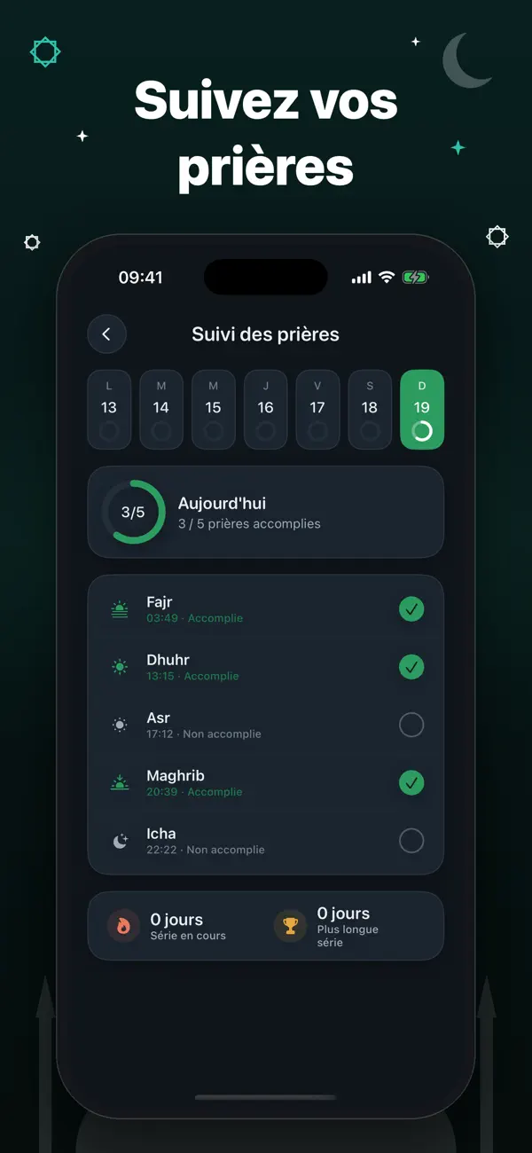 Screenshot #2 pour Prière Islam : Guide & Heures