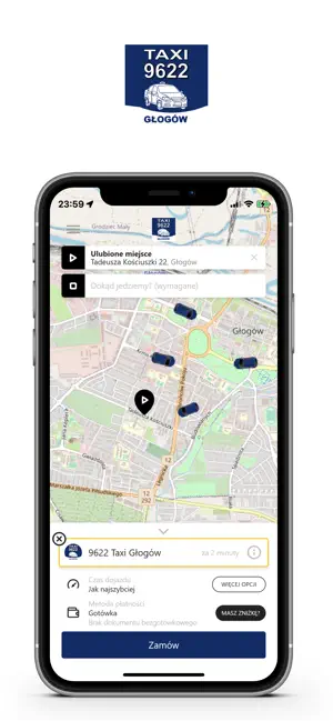 9622 TAXI Głogów screenshot 2