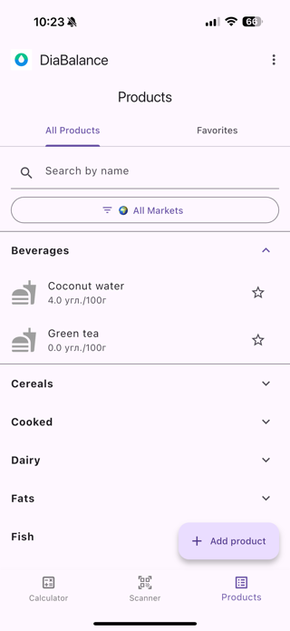 DiaBalance Carb Tracker Screenshot 7 of 10