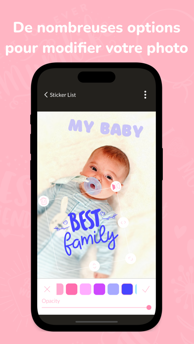 Screenshot #3 pour Baby Snap: Photo Sticker