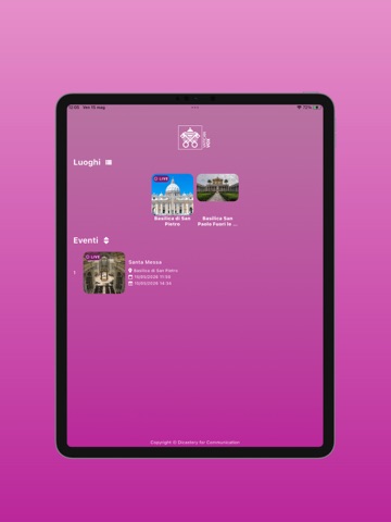 Vatican Vox iPad screenshot