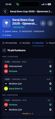 Futsal Pro - Tournaments iPhone screenshot