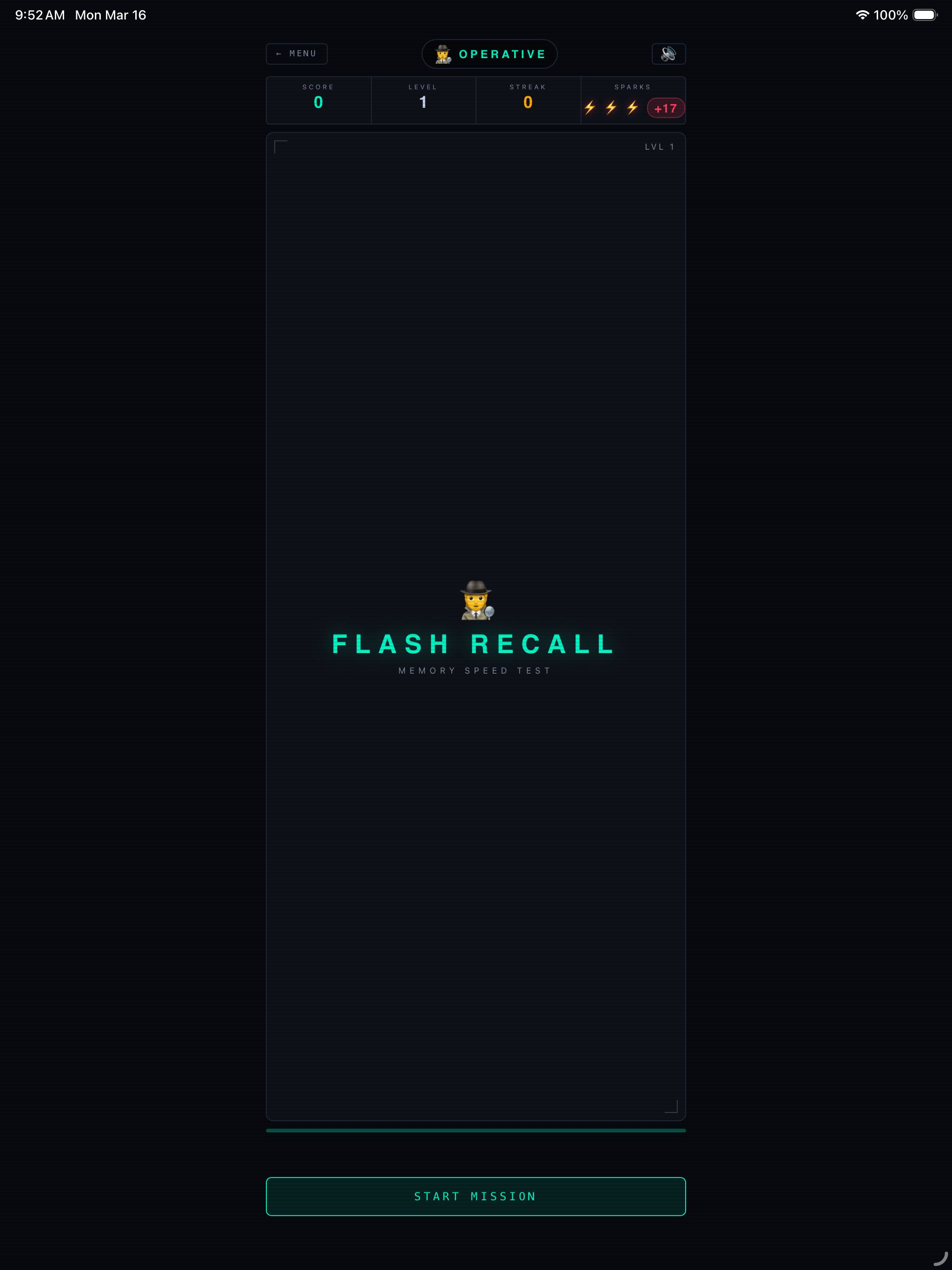 Flash Recall: Brain Training