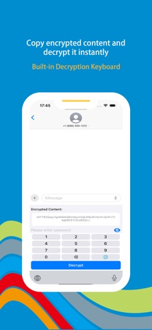 Wonder Whisper - Encryption iPhone screenshot