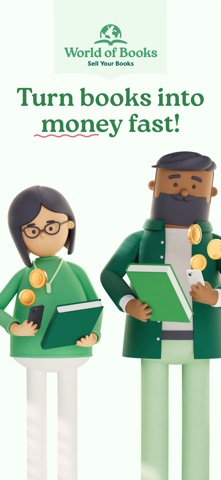 Sell books with World of Books iPhone screenshot 1