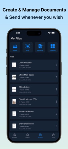 Fax Hero: Send Fax from iPhone iPhone screenshot