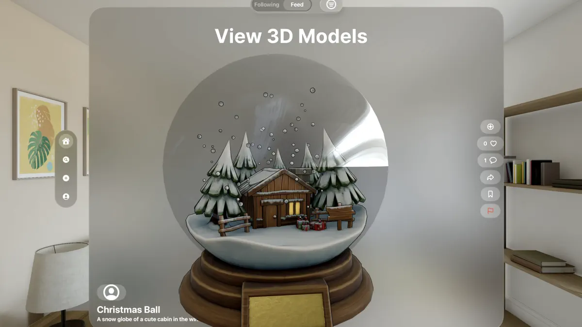 Sparlit: 3D Social Media screenshot 1