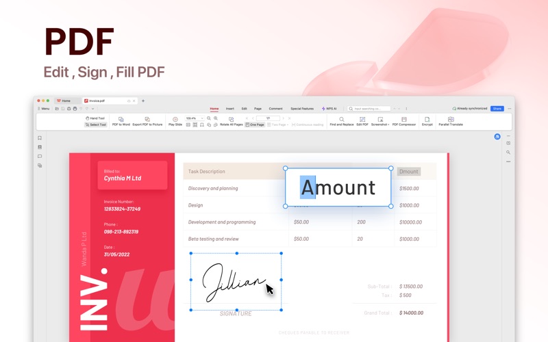 WPS Office - PDF, Docs, Sheets Screenshot
