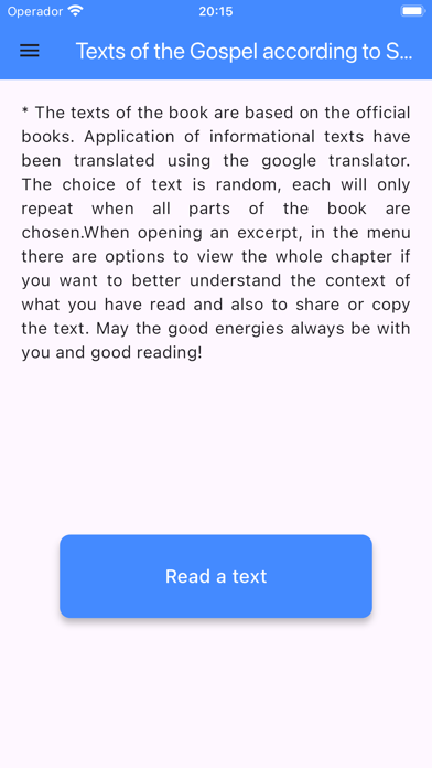 Texts Gospel Spiritism Screenshot