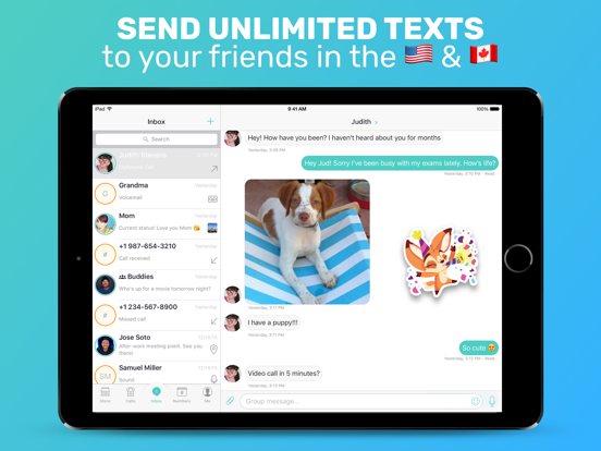 Free Tone - Calling & Texting iPad app afbeelding 2