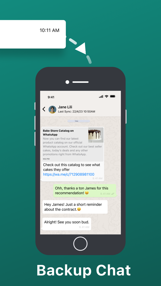 #3. WT Chat Backup Restore Delete (iOS) 게시자: Liger Infotech