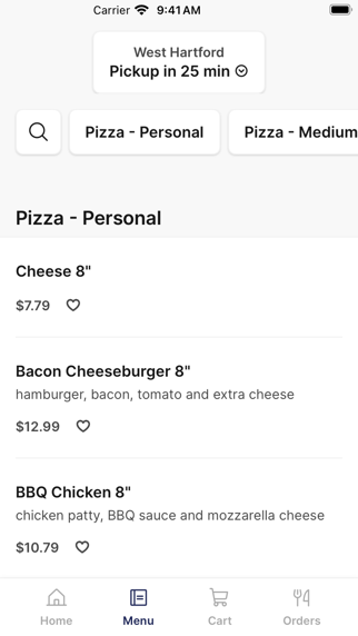 Peoples Choice Pizza iPhone screenshot 2 - Food & Drink app