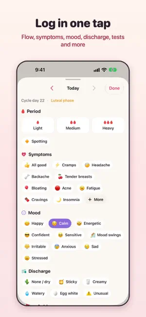 Cycle & Period Tracker: Rivula screenshot 3