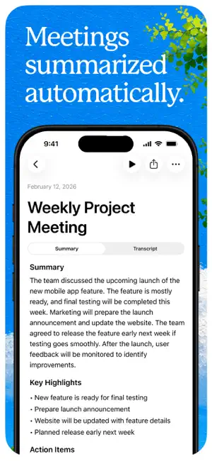 Voicenotes AI Notes & Meetings screenshot 2
