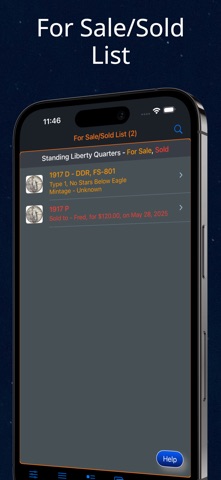 Standing Liberty Quarter iPhone screenshot