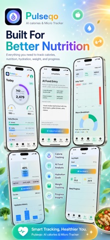 Pulseqo: Calorie Tracker Screenshot 1 of 8