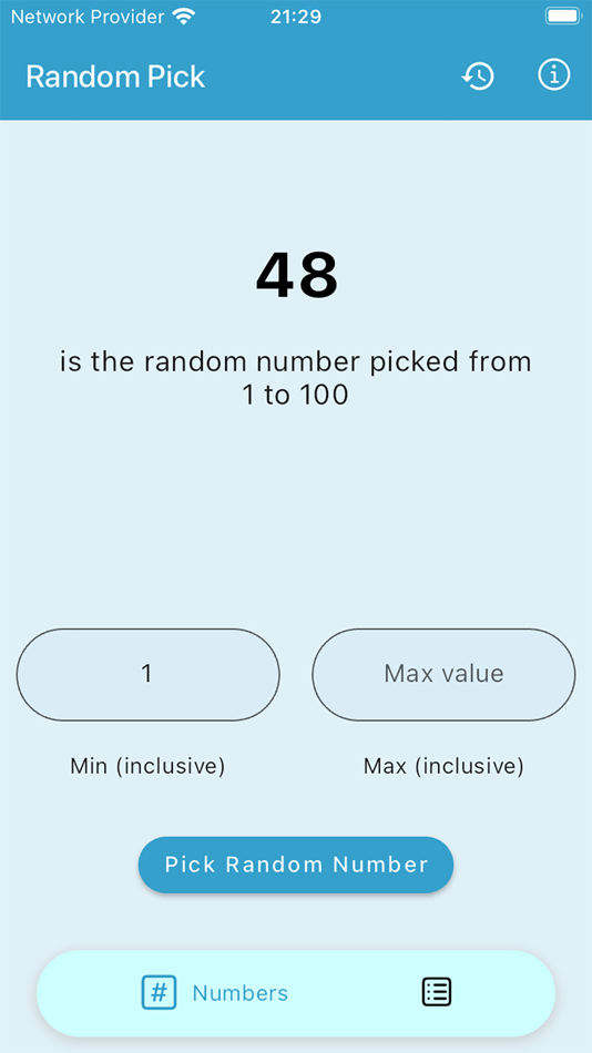 #3. Random Pick - a click away (iOS) โดย: Sai Rajendra Immadi