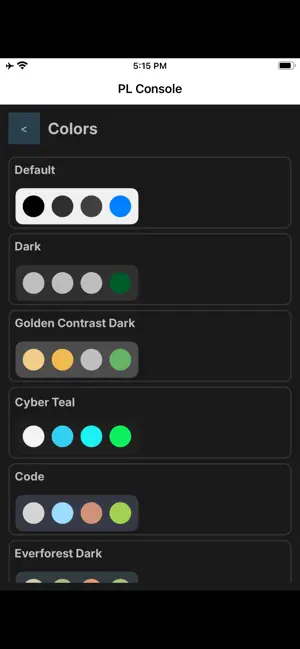 PL Console screenshot 2