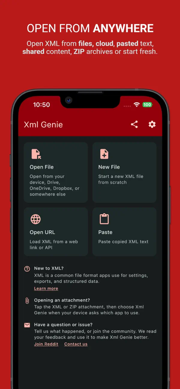 #1. Xml Genie: XML Viewer & Editor (iOS) Bởi: Tommy Uytterhaegen