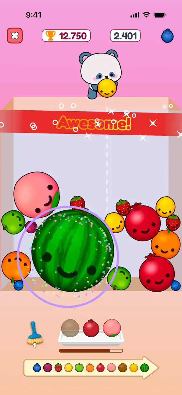Screenshot #1 pour Fruit Blitz Merge - Watermelon