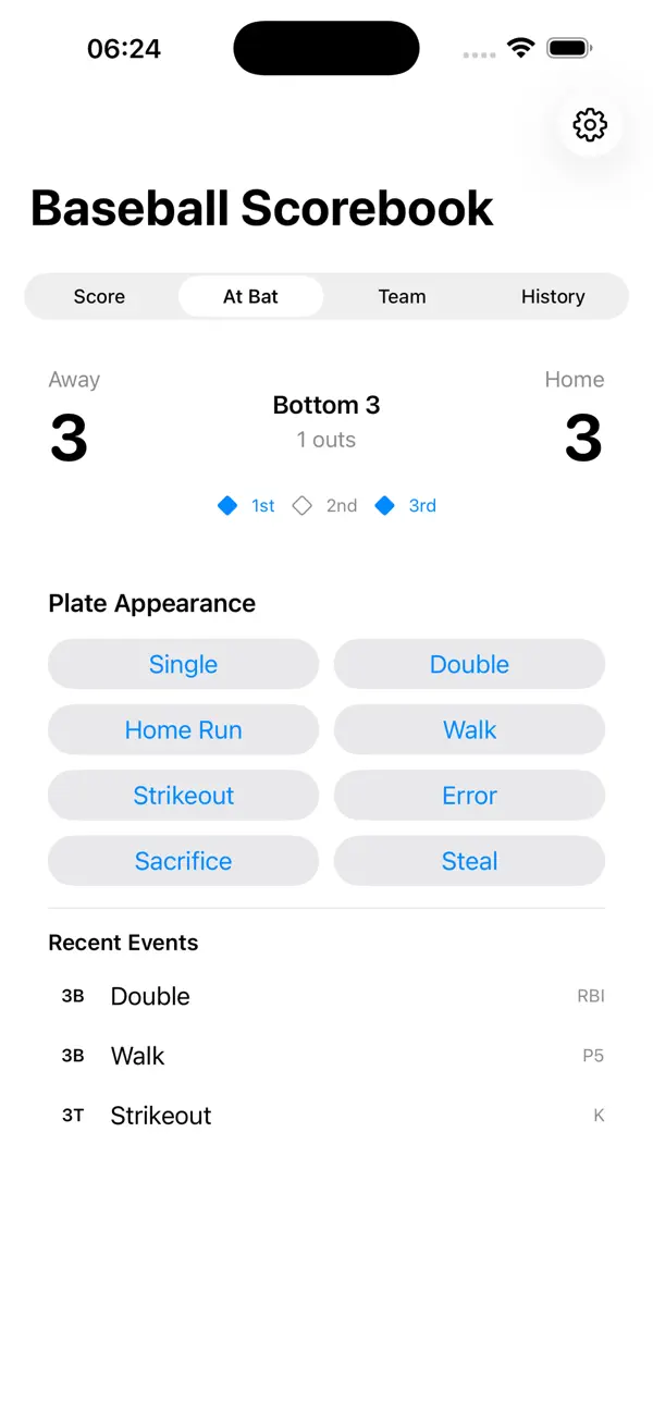 Screenshot #3 pour Scorebook Baseball2026