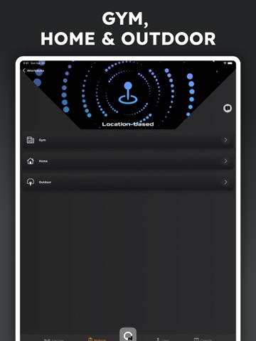 Gym Fitness & Workout Planner iPad screenshot