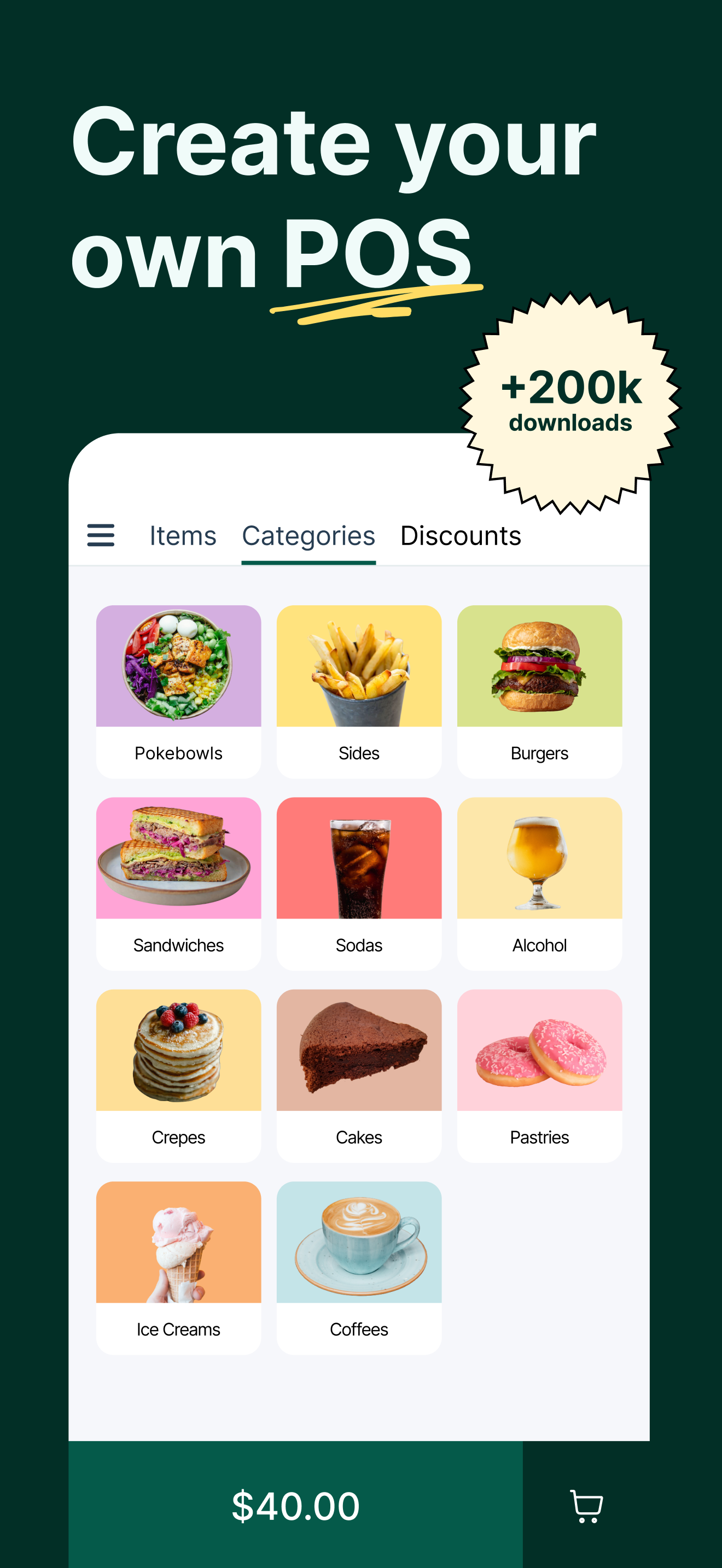 Tunder · Point of sale · POS