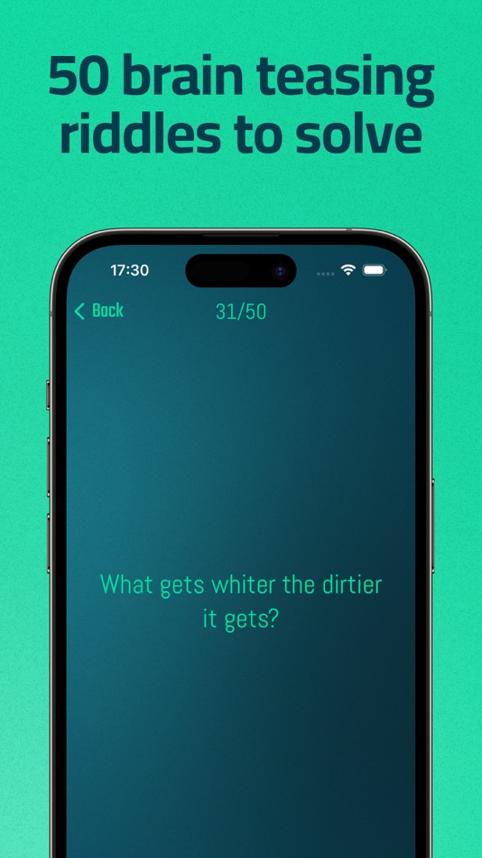 #2. Riddler - The Riddle Game (iOS) 由: Oliver Stenning