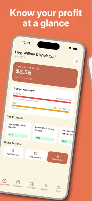 CraftyCents: Seller Budgeting screenshot 1