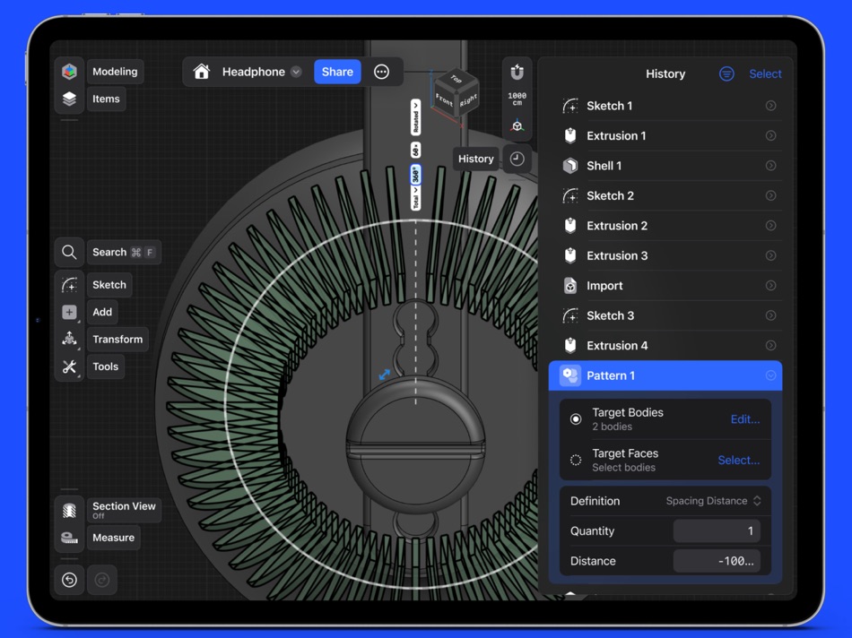 #4. Shapr 3D CAD modeling (iOS) 来自: Shapr3D Zrt