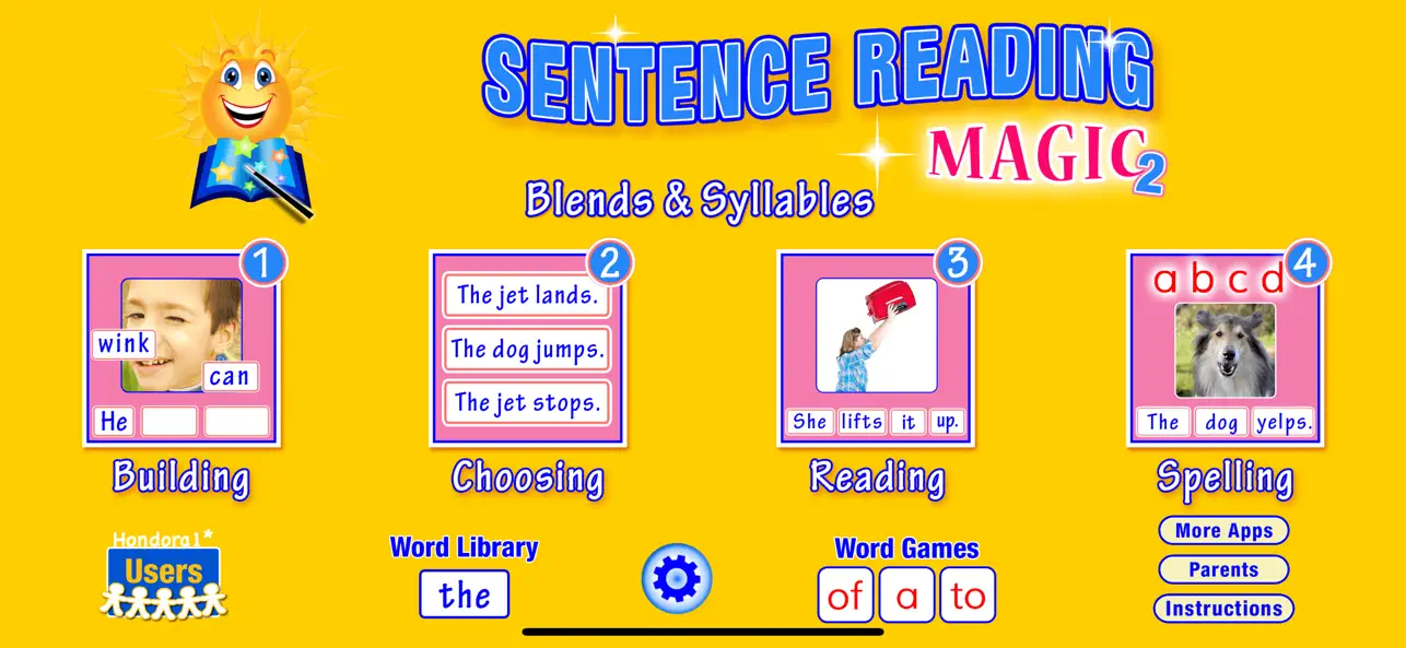 Screenshot #1 pour Sentence Reading Magic2 School