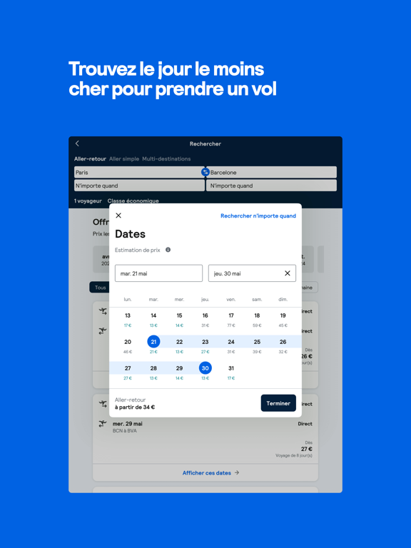 Screenshot #5 pour Skyscanner - vols et hotel